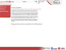 Tablet Screenshot of irhc.inca.gov.br