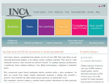 Tablet Screenshot of inca.cz