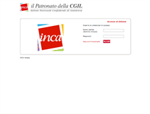 Tablet Screenshot of manager.inca.it