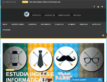 Tablet Screenshot of inca.edu.mx